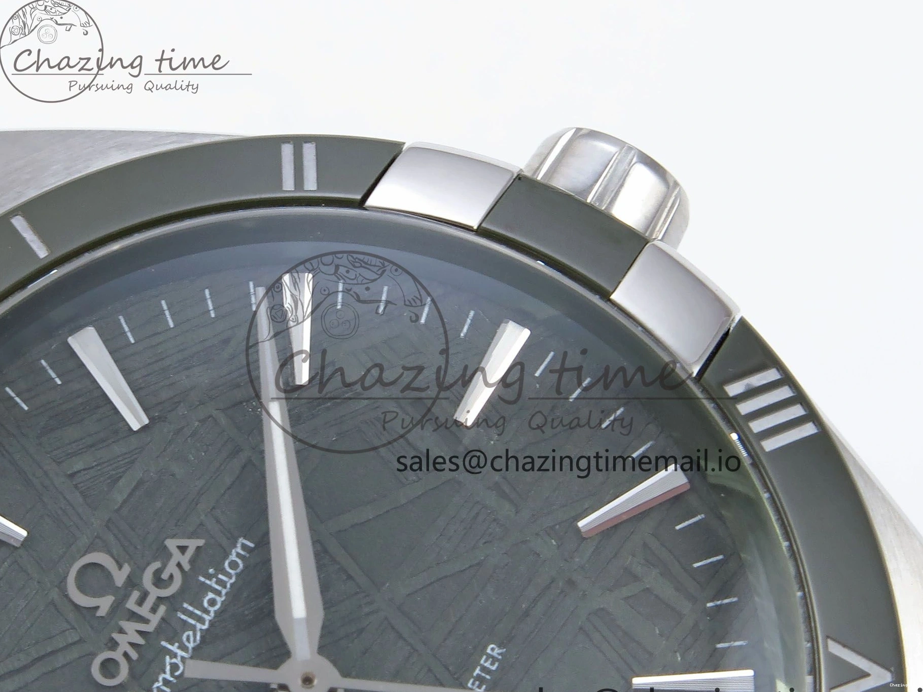 0214 Classic Constellation 41mm SS ASWF 1:1 Best Edition Green Dial on SS Bracelet A 7697
